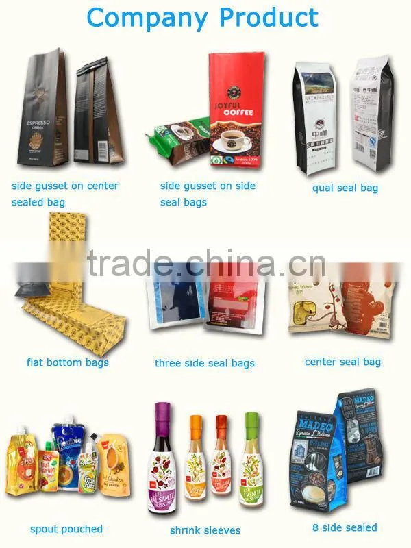 environmental protection bags waterproof bag printed tea/coffee packaging