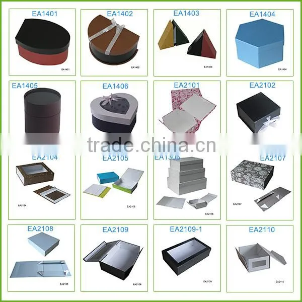 Hard paper gift box manufacturer, with lid custom paper box
