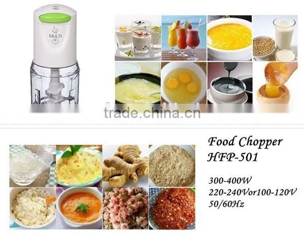 2016 New Product Food Processor/ Manual Food Chopper With CB/GS/CE/ROHS