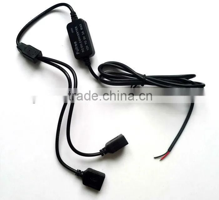 DC DC step down Converter Module 8-22V 9V 12V input, double 5V usb output