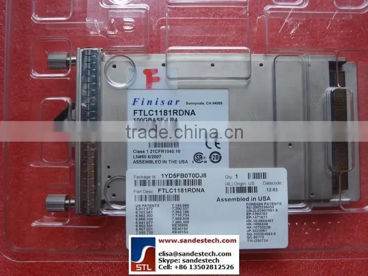 Finisar FTLC1181RDNA 100GBASE-LR4 13XX nm LAN-WDM SMF 10KM 100G 13xxnm SMF CFP