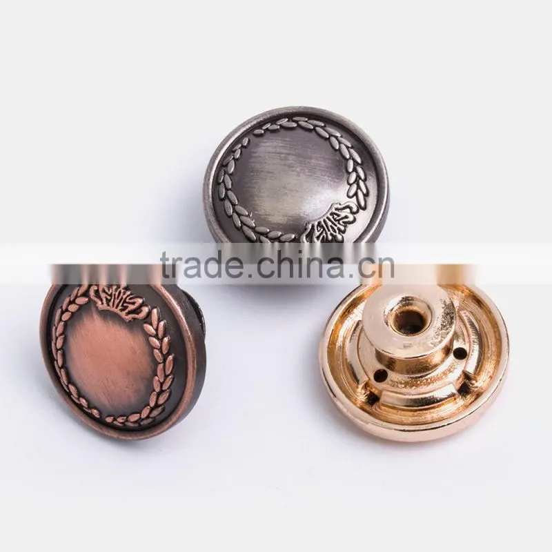 China Supplier Customize Clothing Metal Buttons