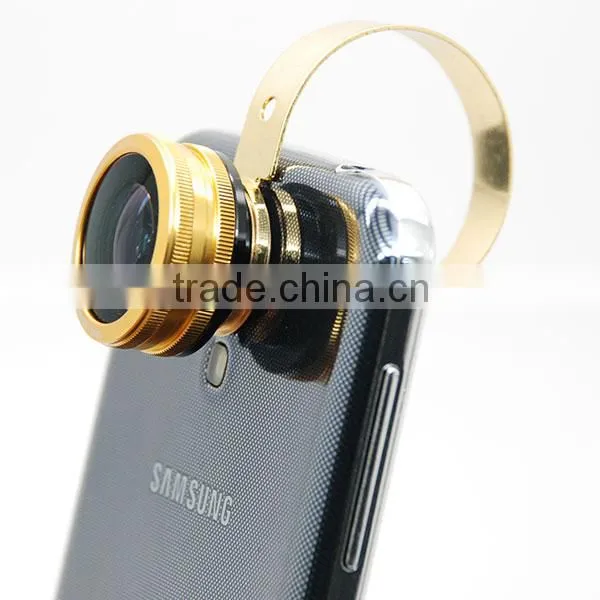 Universal 3in1 Clip-On Fish Eye Lens Wide Angle Macro Mobile Phone Lens For iPhone