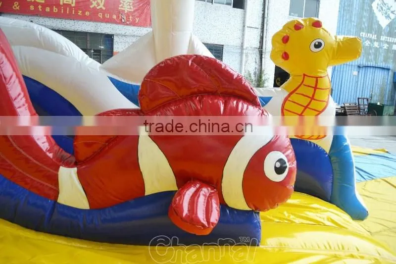 giant inflatable seaworld slide for slide