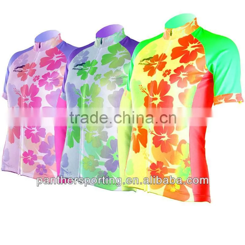 Strong moisture wicking bike jerseys