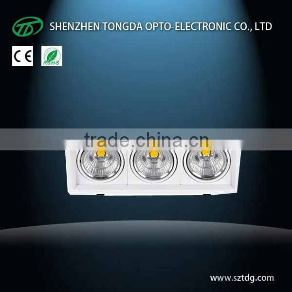 new design 360 degree rotatable 5w 7w 12w cob led light downlight with 3year warranty