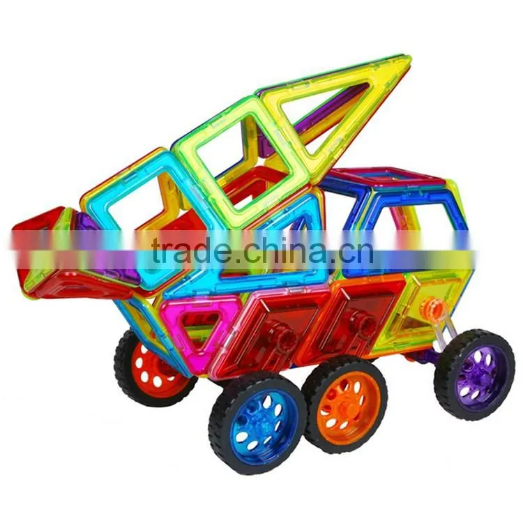 Intelligent connecting building block plastic kids magnetic blocks