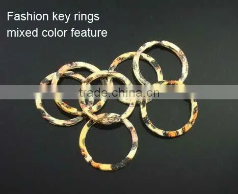 Fashion colorful key rings