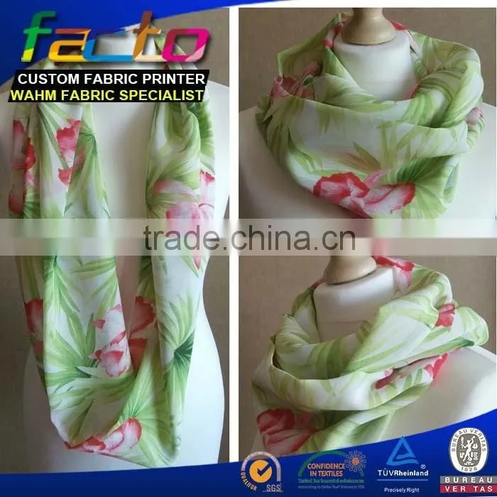 print chiffon fabric in stock, manufacturer textile