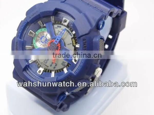 5ATM waterproof digital sport watch, quality digital movement top brand casi digital sport watch