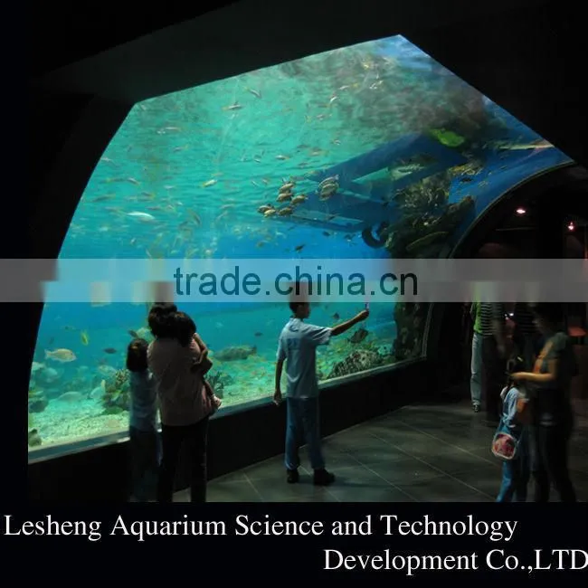 acrylic sheet for oceanarium tunnel project