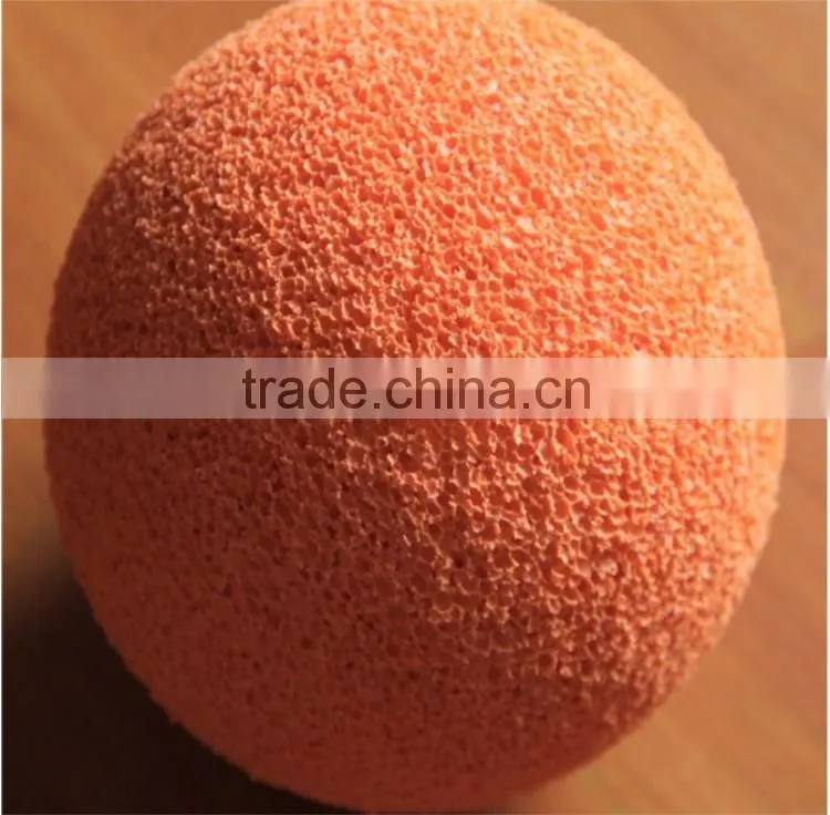 hot product soft rubber ball for concrete pump pipeline cleaning