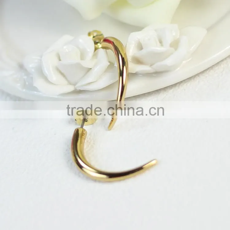 Kingman gold plating pepper earring
