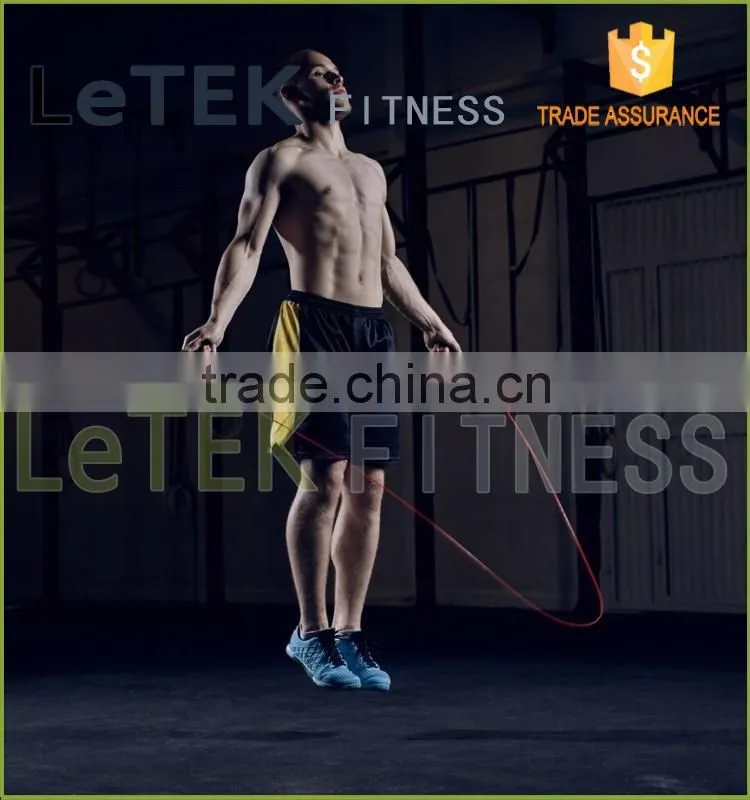 Double Under Adjustable Cable Wire Speed Rubber Jump Rope