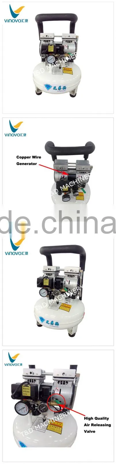 small dental silent air compressor spare parts