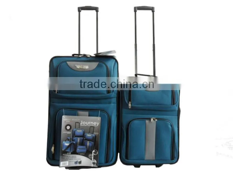 4PCS/stes trolley bags Upright Rolling travel collect trolley bags 600D trolley luggage