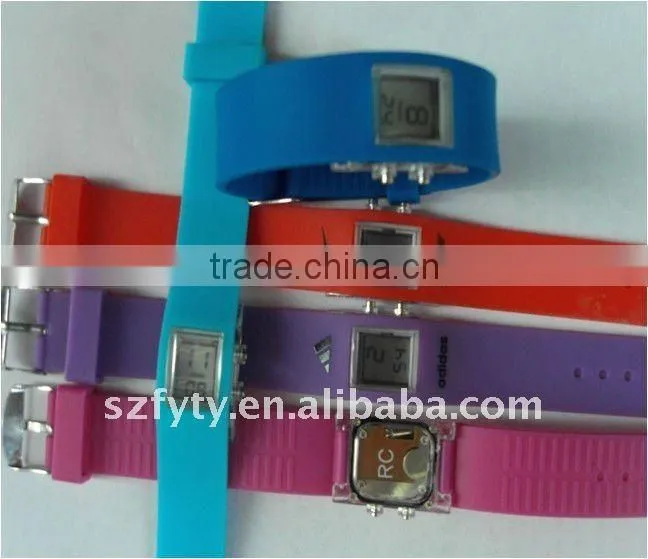 New style fashion led silicone watch