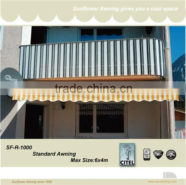 China Good outdoor furniture Window retractable awning