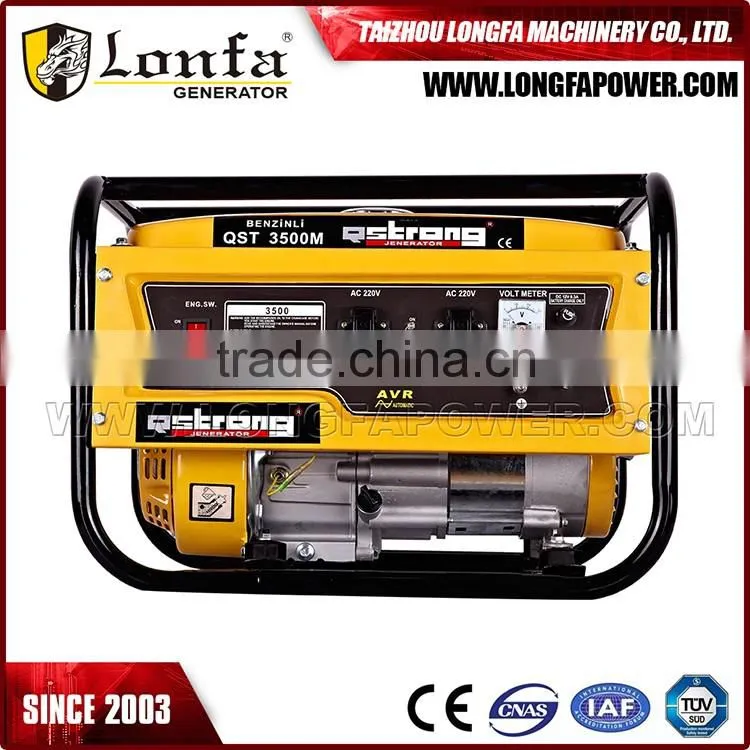 LongFa Taizhou China Petrol Generator Portable Generator 3KW Electric Start