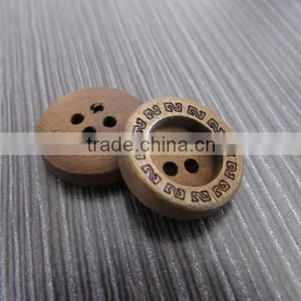 natural wooden button for Shirt
