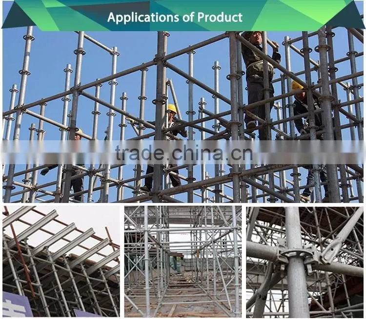 BS1139 Standard Q345 steel metal layer scaffoldings system