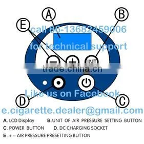 Automatic digital tyre inflator for car and bike