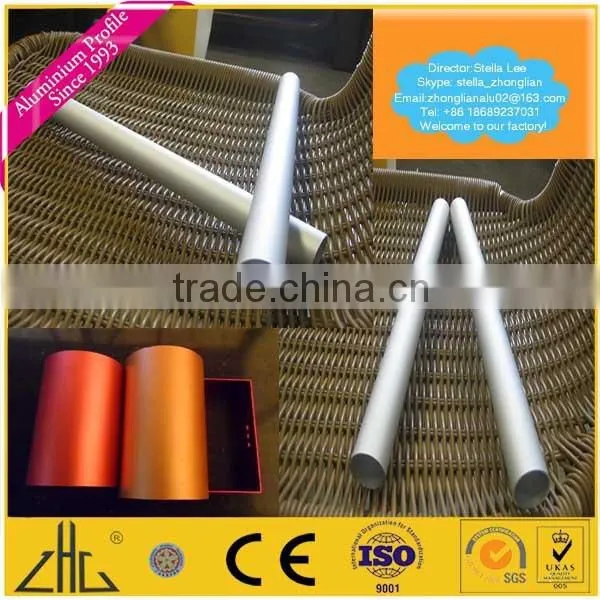 Wow!! Tube aluminum hair color/ aluminum tube connectors/ aluminium tube for bicycle frame/ 6061 aluminium tube printing machine