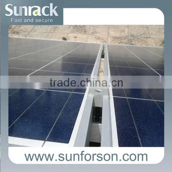 Aluminum Extruction PV Solar Panel Mounting Clamps