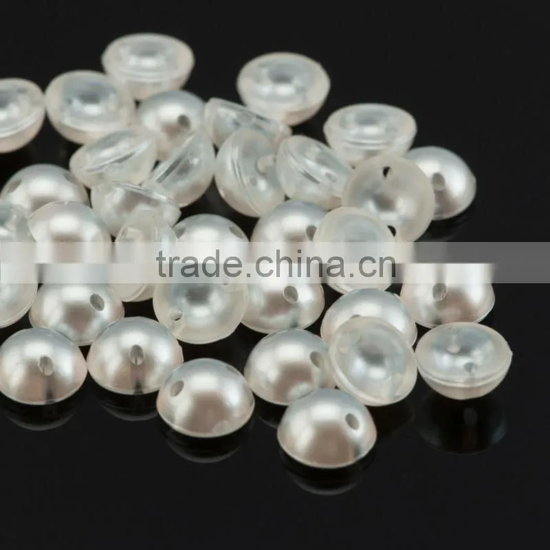 Wholesale Flat Back Plastic Pearls in Bulk