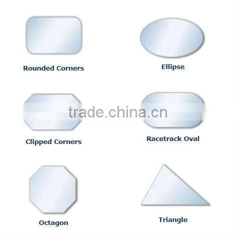 4.0mm Customized Shaped Glass