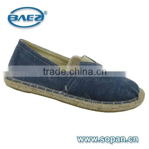 2014 canvas upper with rope insoe RB very comfortable ladies shoes