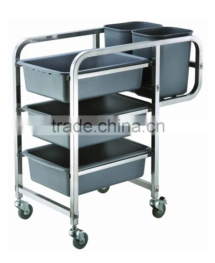 With CE certification Stainless Steel Cake Cart(TR-15D)