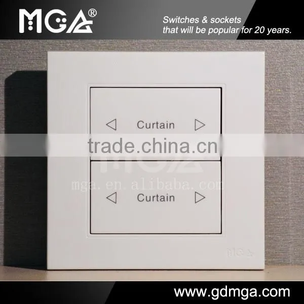 MGA A9 Series one gang curtain switch
