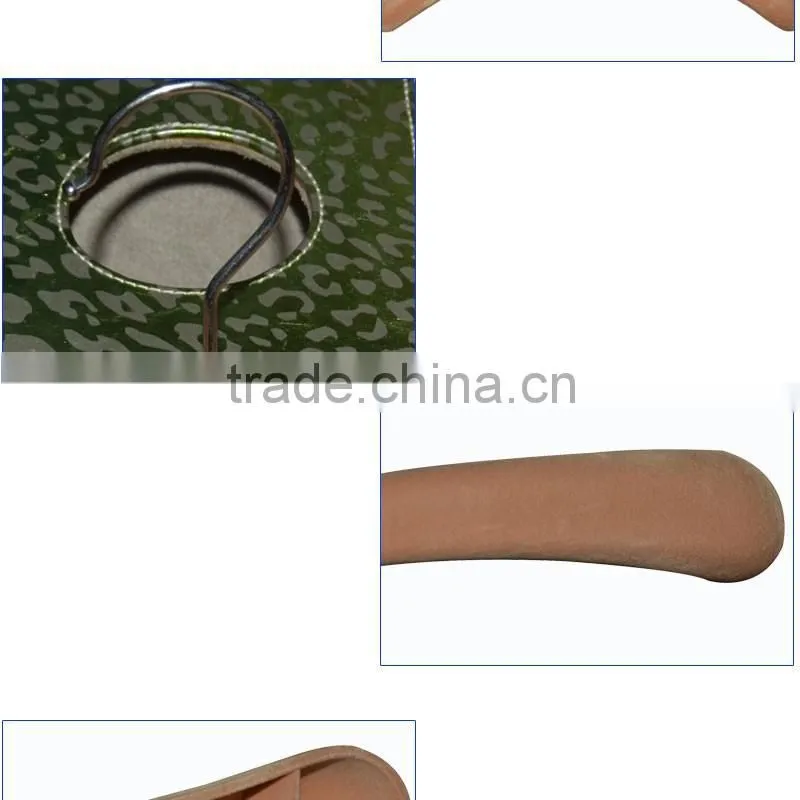 Luxury Brown Heavy Duty Bridal Wedding Dress Hanger In Flocking