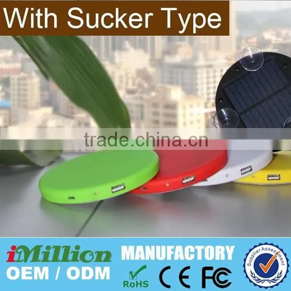 100% Full capacity solar charger power bank, solar power bank for mobile phone