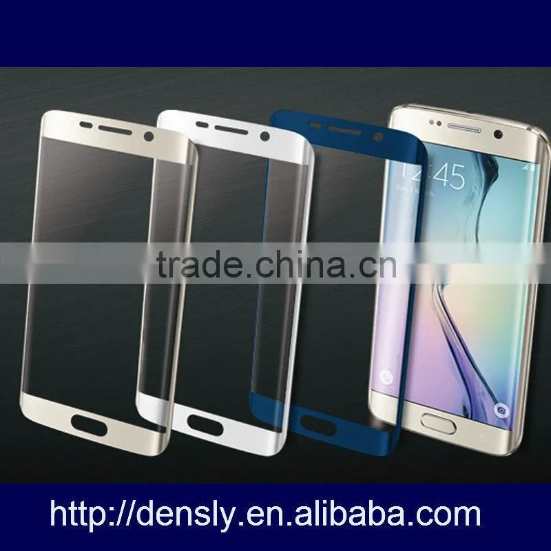 Whosale mobile accessory full cover Tempered Glass Screen Protector For Samsung Galaxy S6 Edge