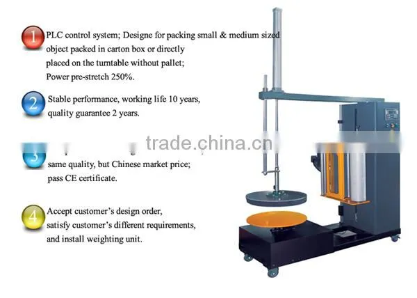 Chinese manufacturer best price mini style plastic film wrapping machine