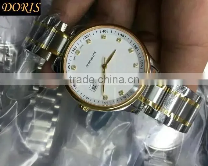 new trend hot in alibaba stainless steel watches mens and womens watches