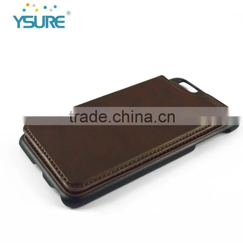 2016 Hot Sales New Style PU Leather Cases for iphone6 Back Cover with Card Slots