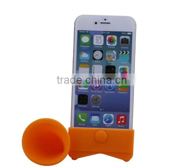 New Promotion Portable Cellphone Accessories silicone portable speakers