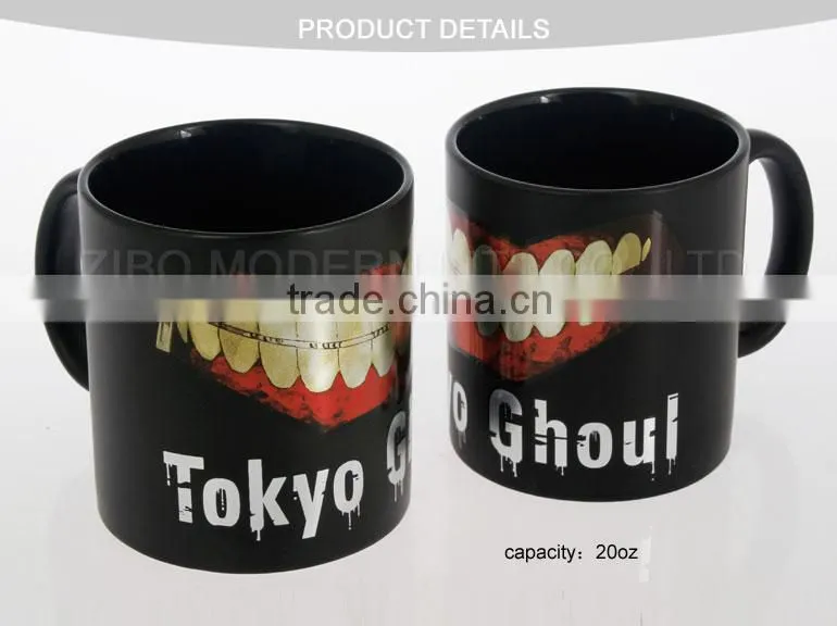 Stocked 20oz Cylinder Shape Mug with Foil Design