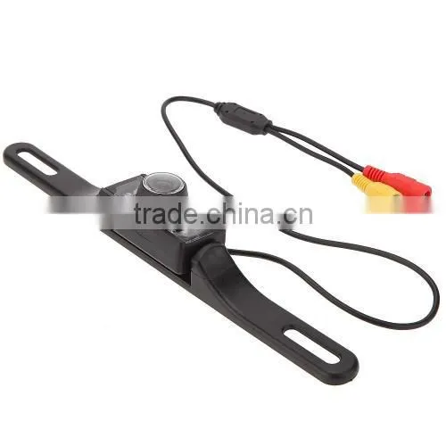 Car Waterproof License Plate Frame 648P HD Camera Car Vehicle Back Front Side View 140 Color Camera with 7 Infrared LED Night Vi