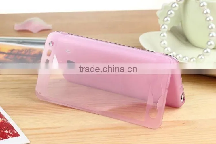 Pudding TPU phone cases cover for Xiaomi Redmi Hongmi 2, TPU touch screen flip case For Hongmi 2