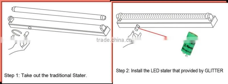 Shenzhen Manufacture t8 led tube 1200mm 18W, 20W,100lm/W