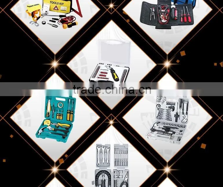ECONOMIC PROFESSIONAL HAND TOOL SET WITH HIGH QUALITY,TOOLS IN ALUMINUM bOX WITH 54PCS