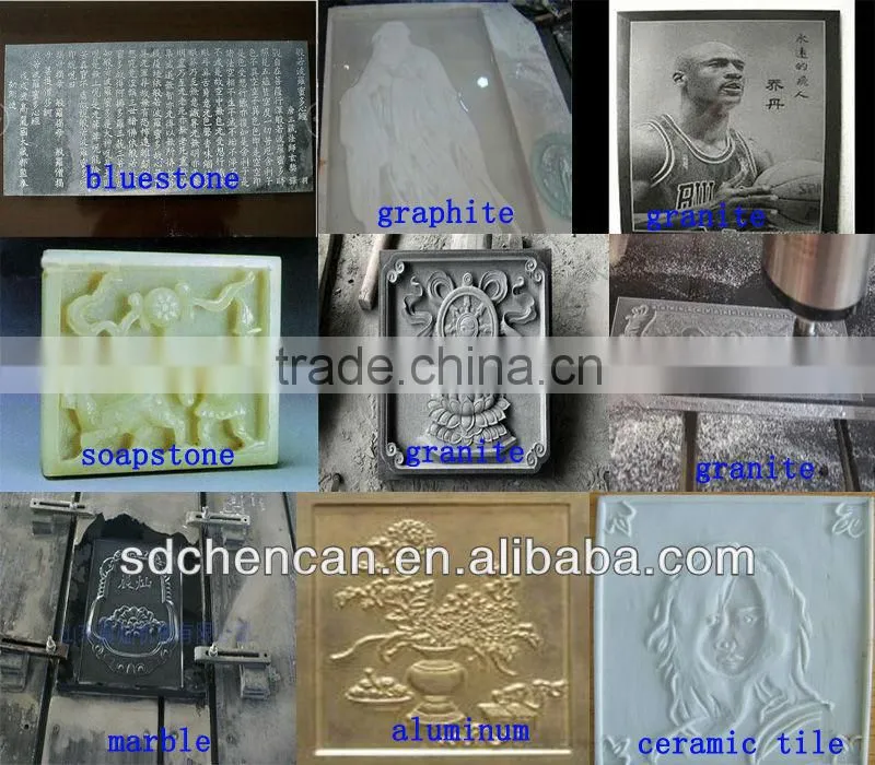 Shandong Heavy Stone/granite/bluestone/ceramic tile engraving and carving CNC Router Machine