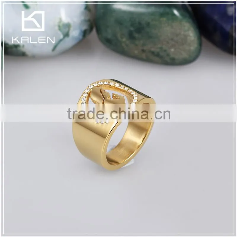 Kalen hot sale fancy gold dubai engagement ring price designs
