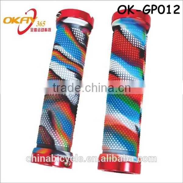 Mountain bike handlebar rubber and colorful grips