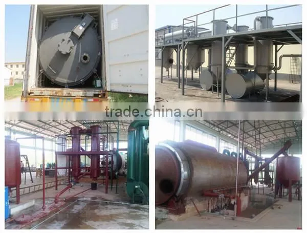 Advanced technology 5-12 tons capacity batch tyre pyrolysis plant to oil
