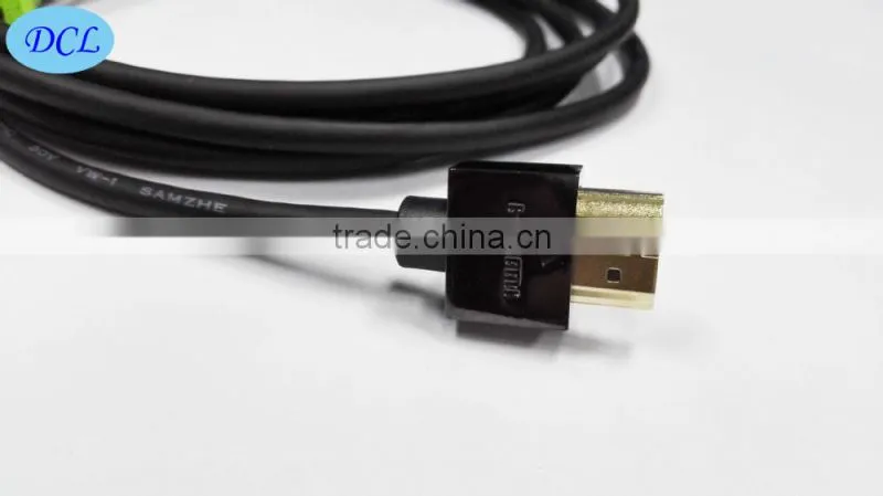 High speed Slim HDMI cable with 3D Ethernet and 1080P